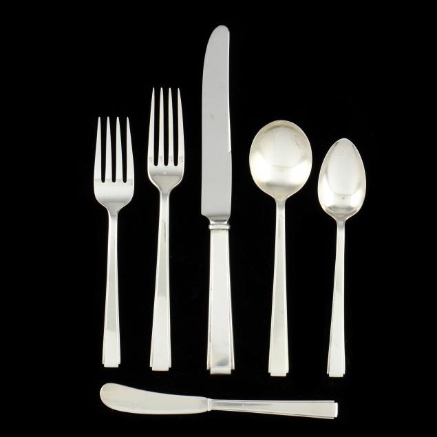 partial-set-of-lunt-i-modern-classic-i-sterling-silver-flatware