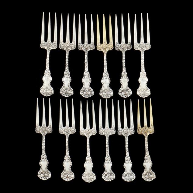 set-of-twelve-durgin-strawberry-forks