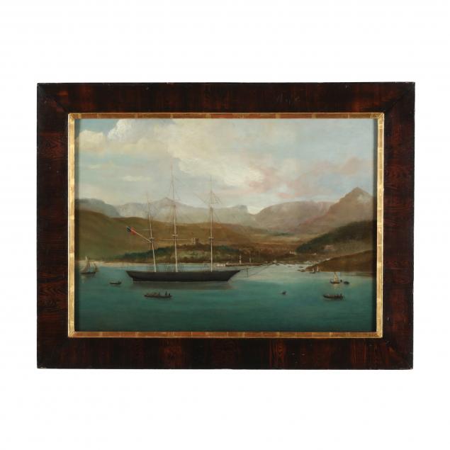 a-china-trade-painting-of-a-ship-flying-the-united-states-ensign