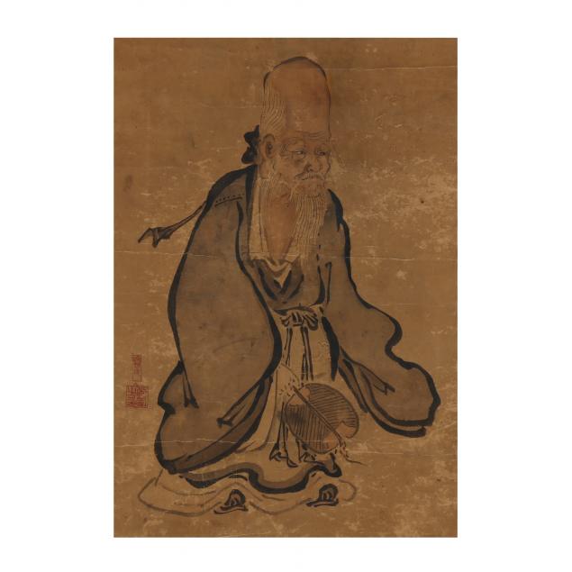 a-painting-of-jurojin-god-of-longevity