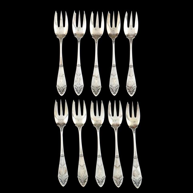 set-of-ten-german-800-silver-pastry-forks