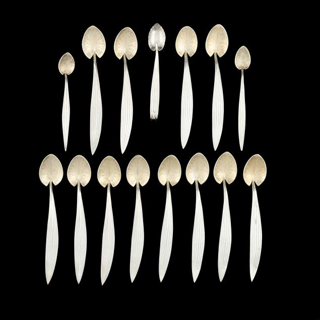 collection-of-rare-shiebler-i-grass-i-sterling-silver-flatware