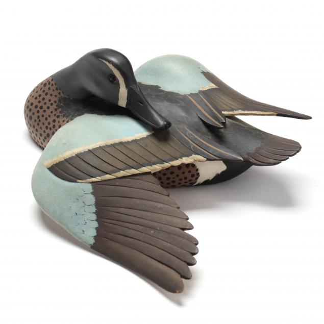 james-corb-reed-1897-1987-decorative-preening-teal