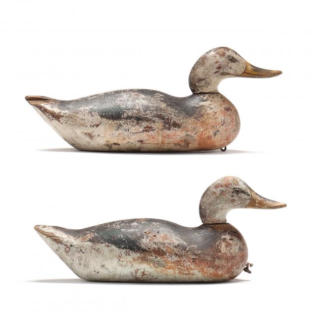 mason-factory-mi-1896-1924-two-challenge-grade-hen-mallards