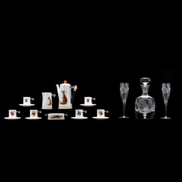 a-selection-of-fox-themed-porcelain-and-etched-crystal-servingware