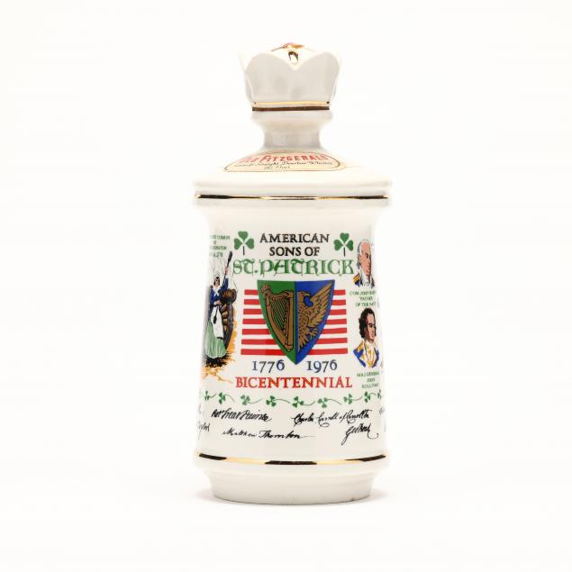 old-fitzgerald-bourbon-whiskey-in-american-sons-of-st-patrick-decanter