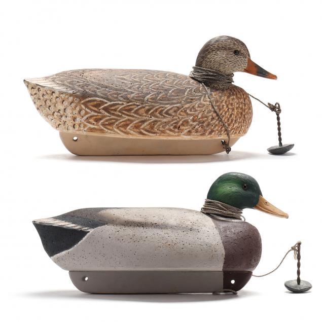 delbert-cigar-daisey-va-1929-2017-pair-of-mallards