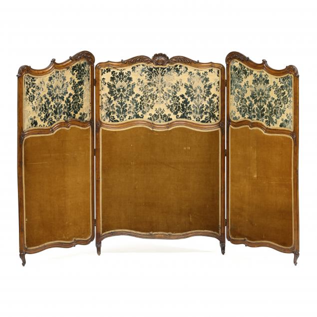 louis-xv-style-carved-fruit-wood-three-panel-floor-screen