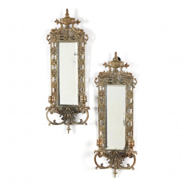 Pair of Continental Neo-Classical Mirrors Pair of Continental Neo-Classical Mirrors