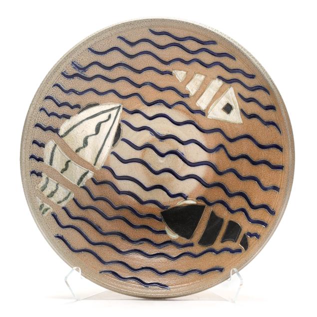 ben-owen-iii-seagrove-nc-b-1968-fish-decorated-center-bowl