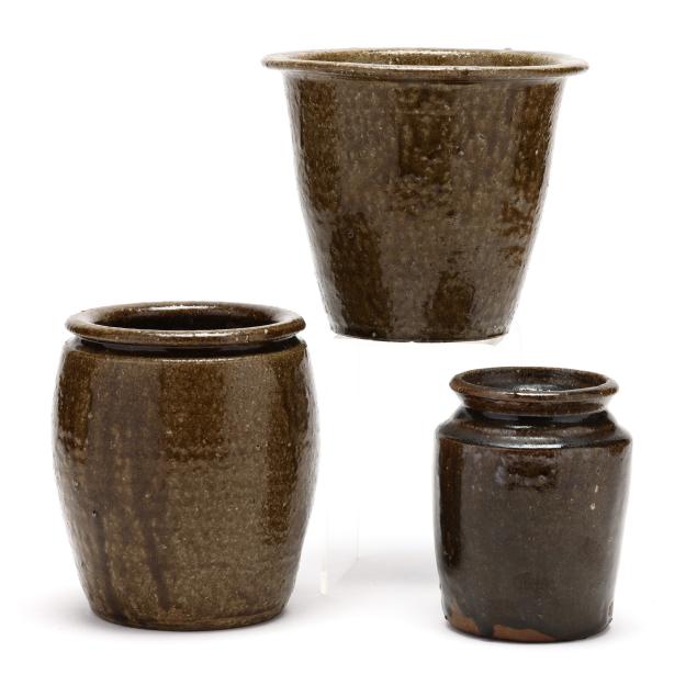 three-western-nc-alkaline-glazed-pottery-vessels