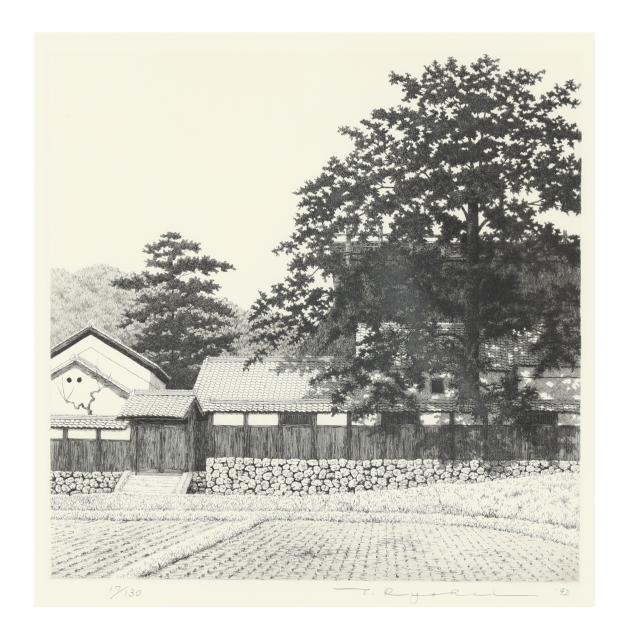 tanaka-ryohei-japanese-1933-2019-i-house-with-big-tree-no-2-i