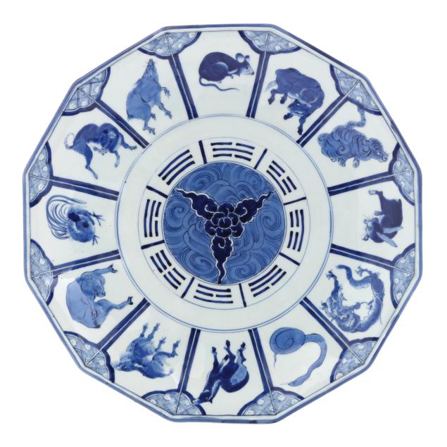 an-unusual-and-large-japanese-arita-porcelain-charger-with-zodiac-animals
