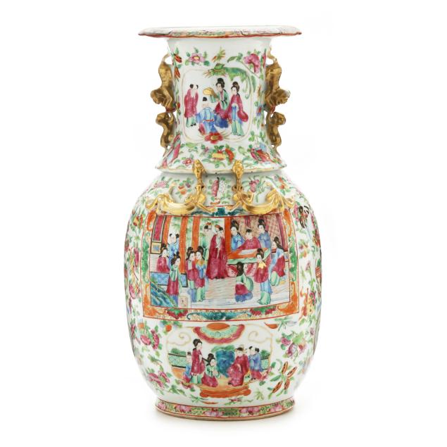 a-large-chinese-export-porcelain-famille-rose-vase