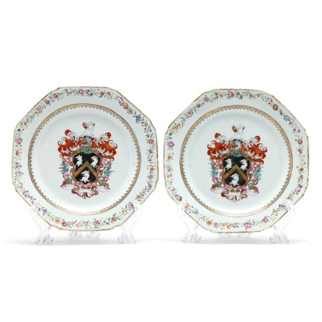 a-pair-of-chinese-export-plates-with-the-coat-of-arms-of-skinner