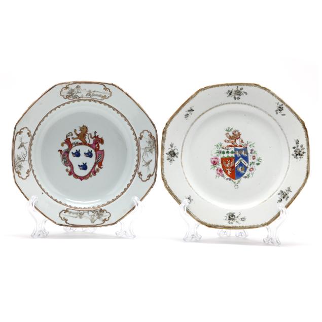two-chinese-export-armorial-porcelain