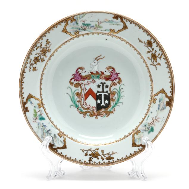 a-chinese-export-armorial-dish-arms-of-fleming-impaling-coleman