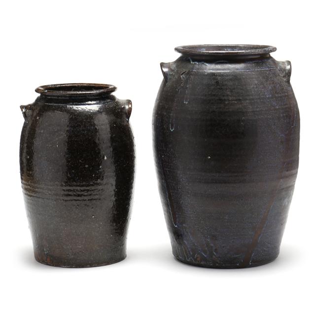 attributed-poley-hartsoe-catawba-county-nc-1876-1960-two-jars