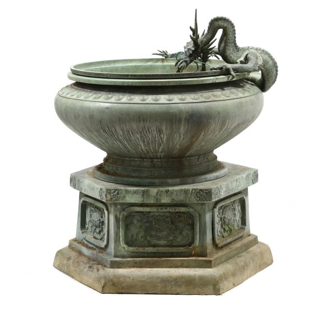 a-monumental-patinated-bronze-outdoor-dragon-fountain
