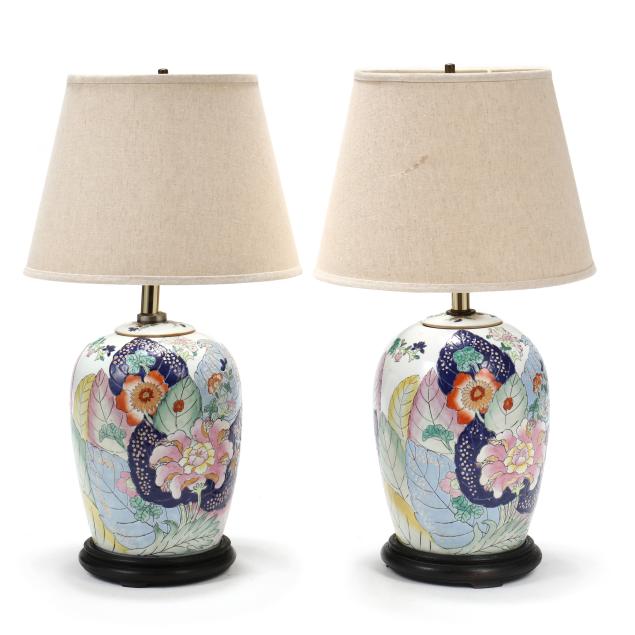 a-pair-of-chinese-export-style-tobacco-leaf-table-lamps