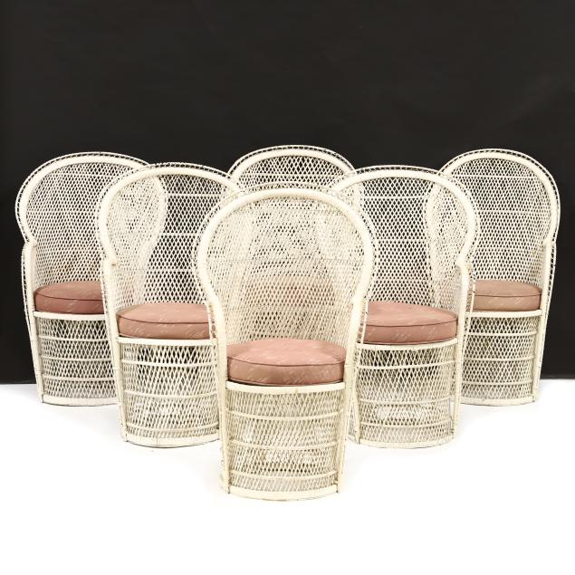 six-vintage-wicker-peacock-lanai-chairs