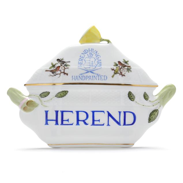 a-herend-porcelain-i-rothschild-bird-i-advertising-sign