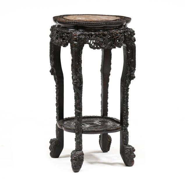 a-chinese-carved-rosewood-table-with-marble-inset