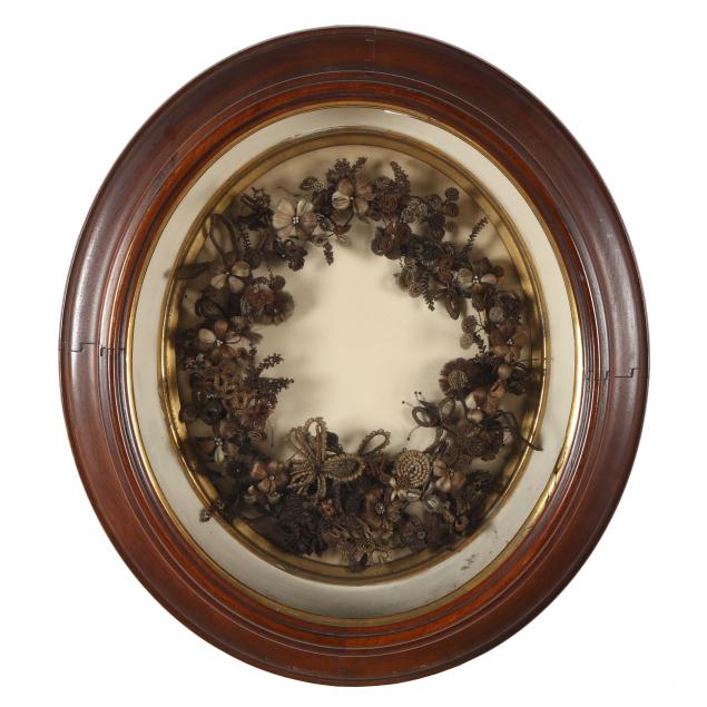 framed-victorian-memorial-hair-wreath