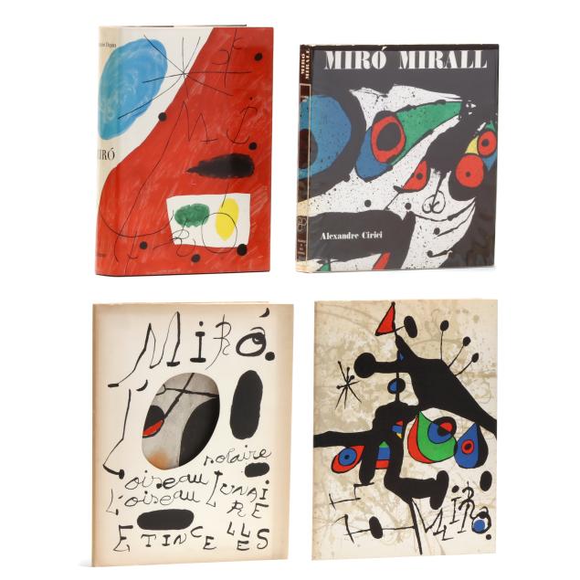 four-books-on-joan-miro-including-the-limited-edition-i-oiseau-solaire-i