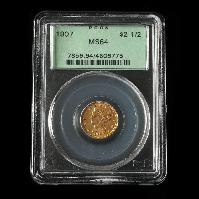 1907-liberty-head-2-50-gold-quarter-eagle-pcgs-ms64