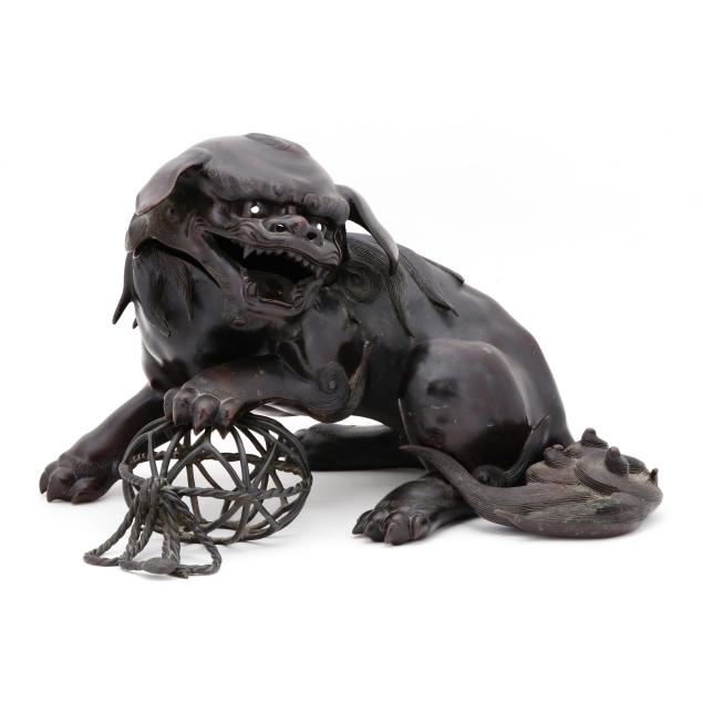 a-japanese-foo-lion-bronze-i-koro-i-censer