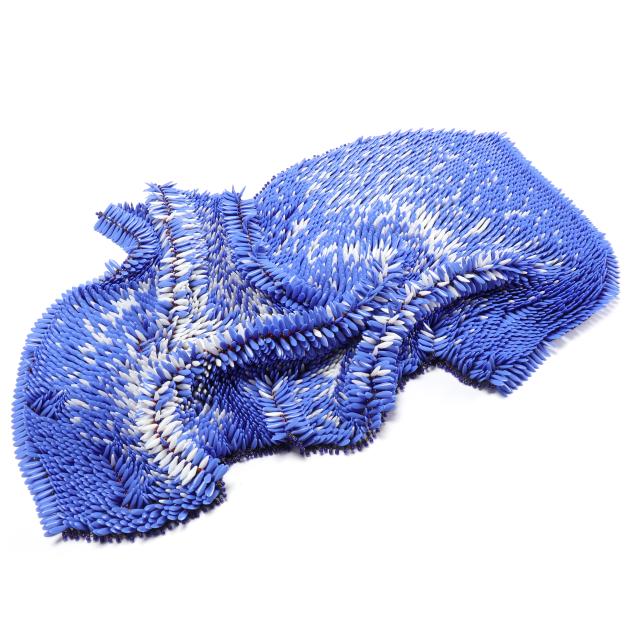 jessica-rose-american-1950-2006-king-s-blue-and-white-beaded-blanket