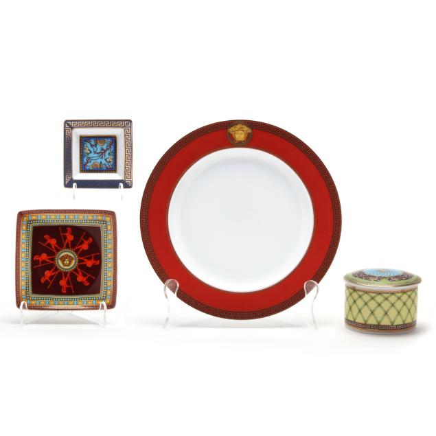 four-pieces-of-versace-for-rosenthal-porcelain