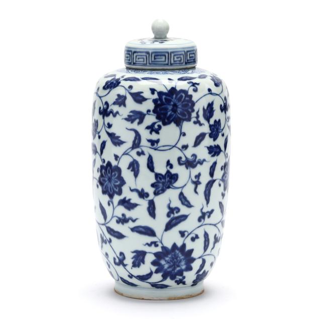 a-chinese-blue-and-white-lantern-jar-with-cover