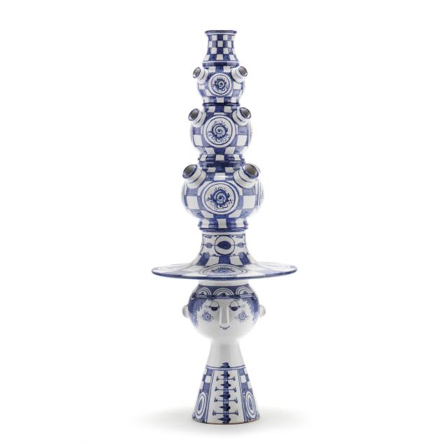 bjorn-wiinblad-danish-1918-2006-blue-and-white-tulipiere