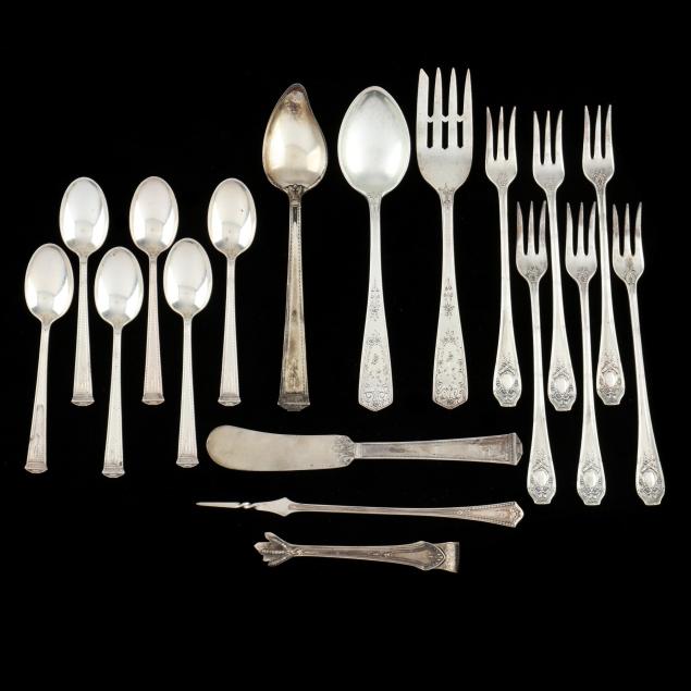 group-of-assorted-sterling-silver-flatware