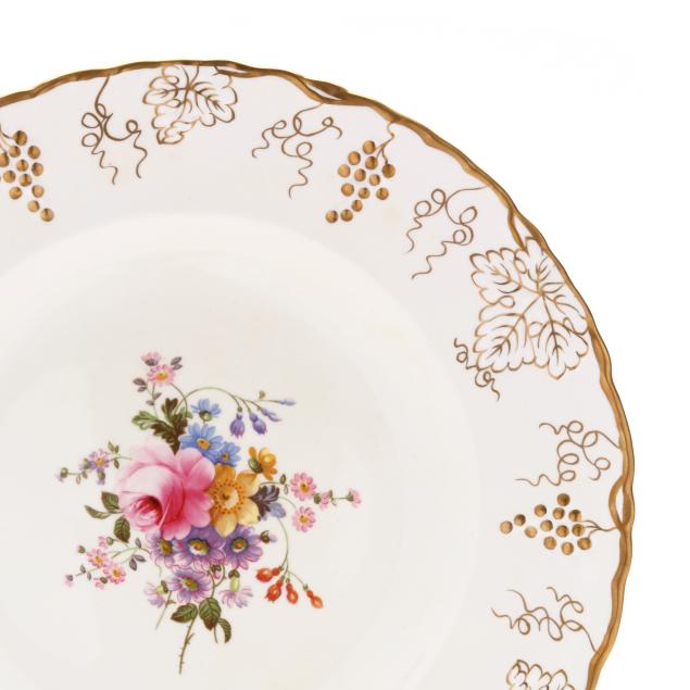 twelve-royal-crown-derby-i-vine-posie-center-i-tableware-items