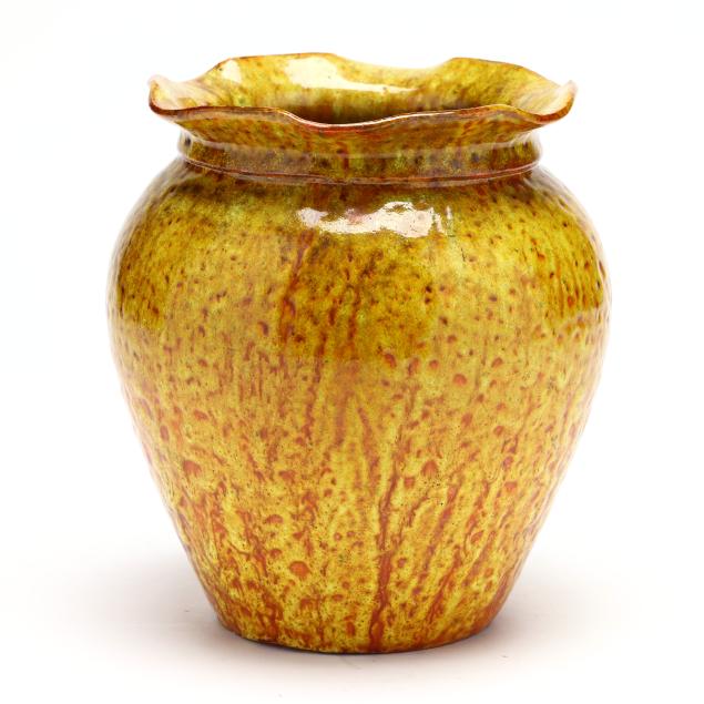 sunset-mountain-ruffled-rim-vase