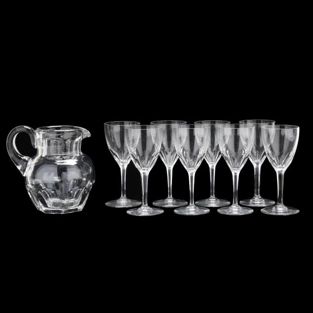 nine-pieces-of-baccarat-crystal-tableware
