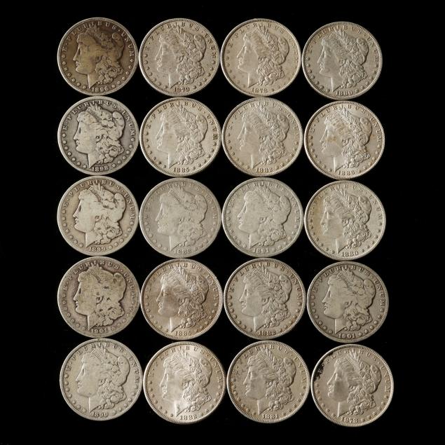 roll-of-twenty-20-morgan-silver-dollars