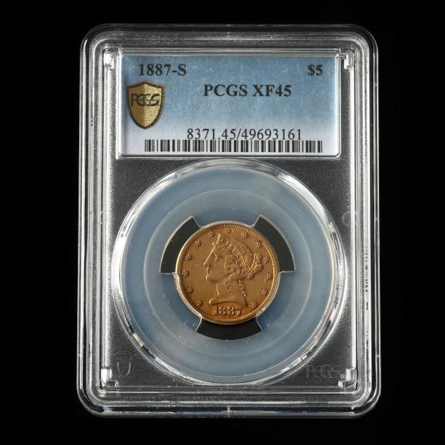 1887-s-5-gold-half-eagle-pcgs-xf45