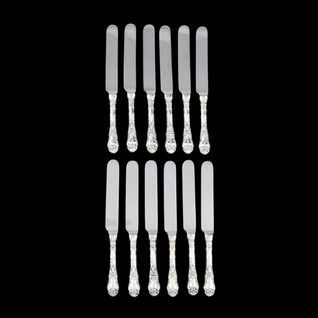 set-of-twelve-sterling-figural-handled-luncheon-knives