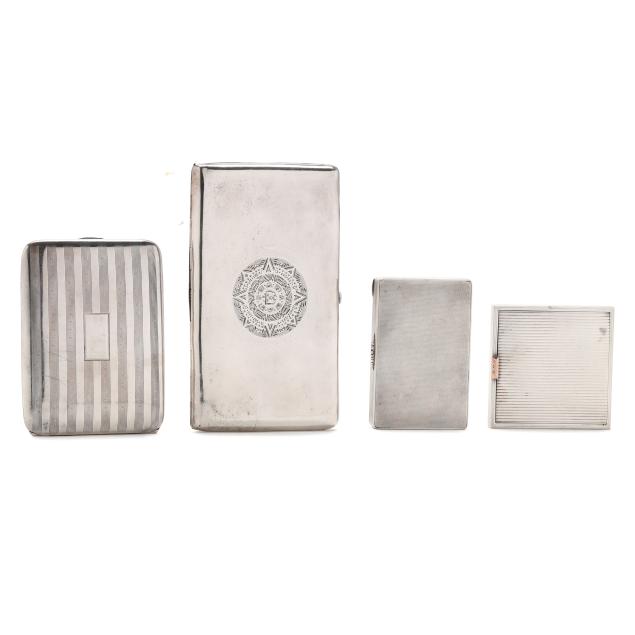 group-of-antique-and-vintage-sterling-silver-boxes