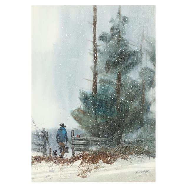 edward-gifford-american-1927-1998-untitled-man-in-snow