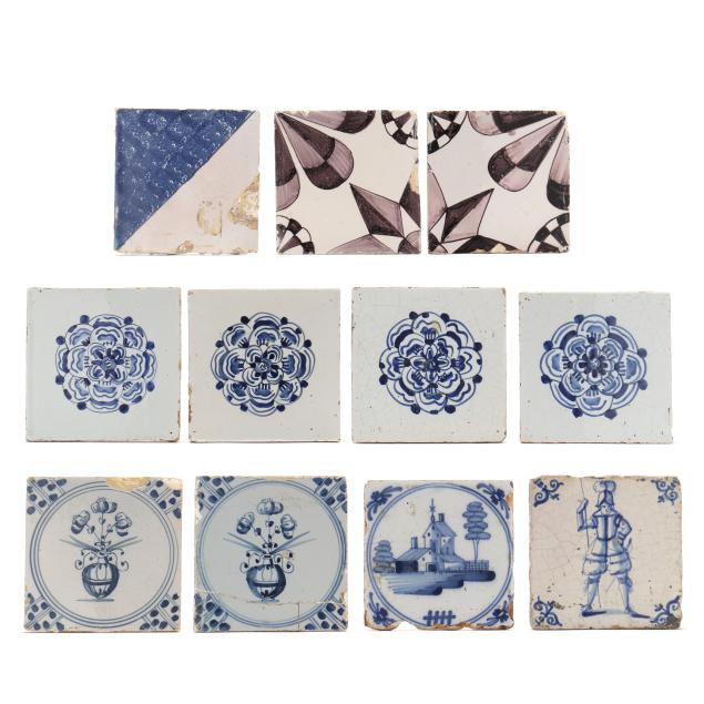 eleven-delft-pottery-tiles