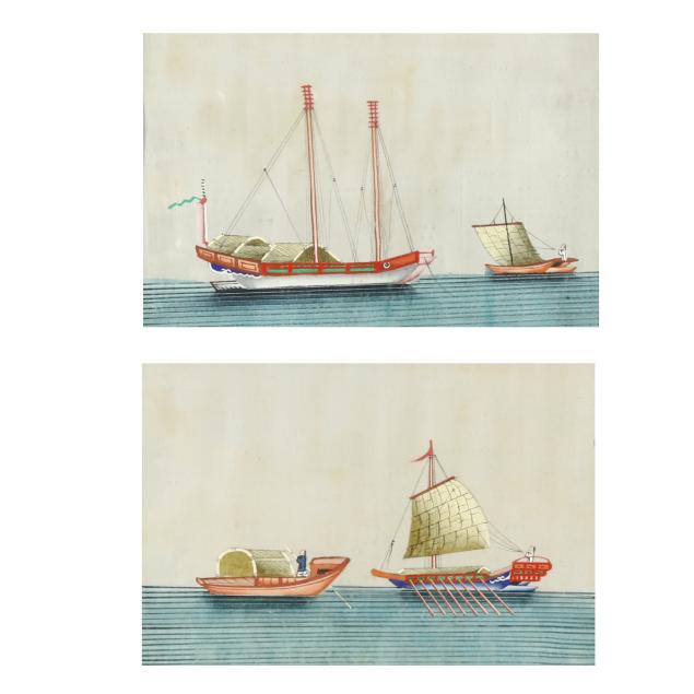a-pair-of-chinese-export-paintings-of-ships