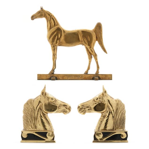 three-brass-figural-horse-accessories-by-virginia-metal-crafters