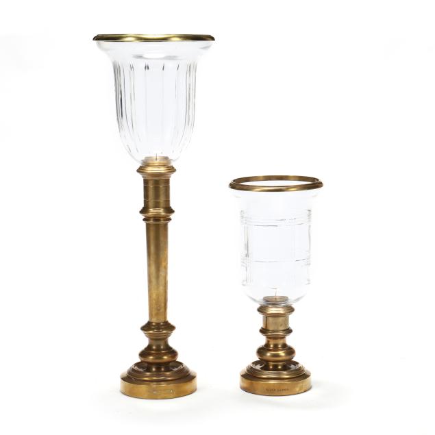 ralph-lauren-two-brass-pricket-candleholders
