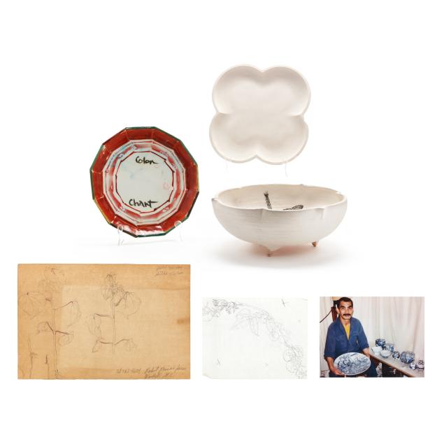 susumu-ikuta-japanese-1926-2024-test-ceramics-and-a-portfolio-of-the-artist-s-personal-drawings-and-photographs