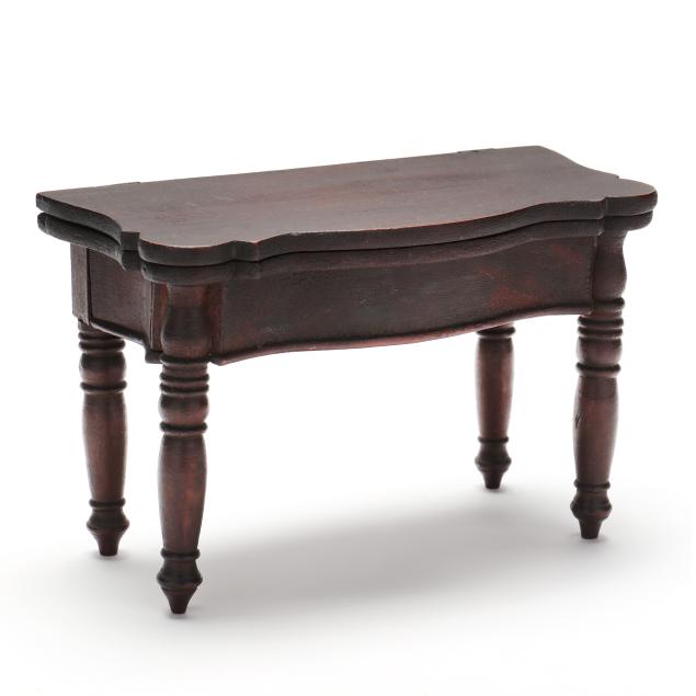 american-late-federal-miniature-mahogany-card-table